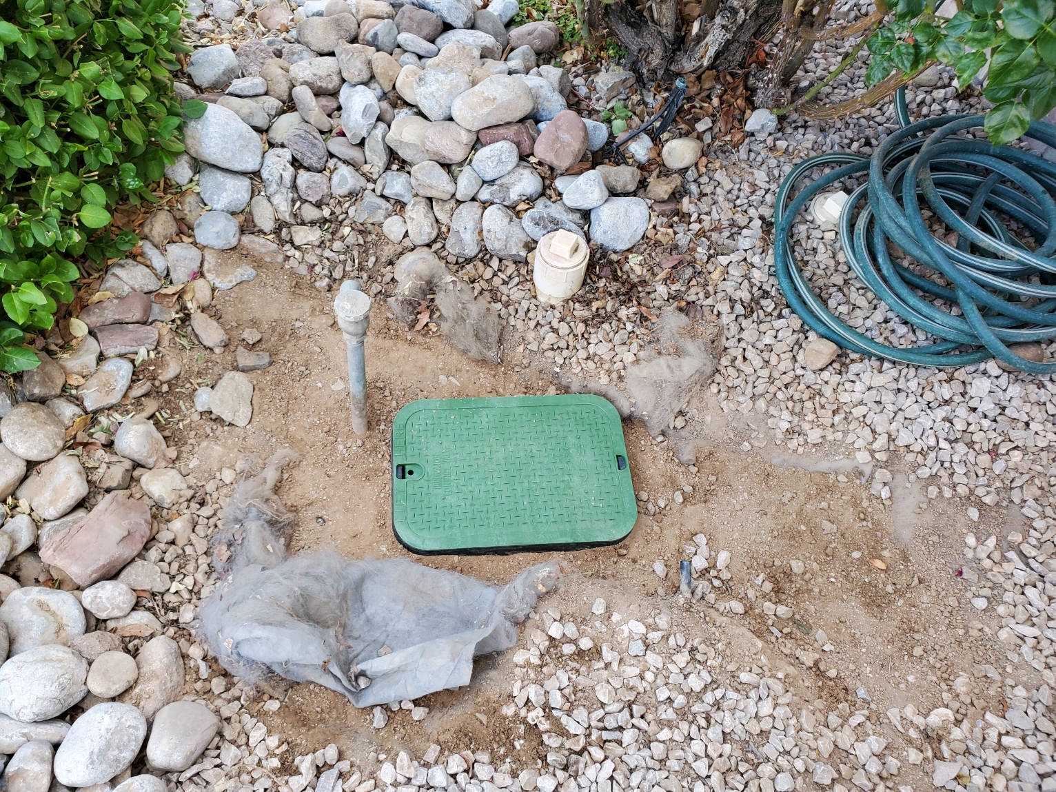 Rebuilding the Front Yard Valve Box